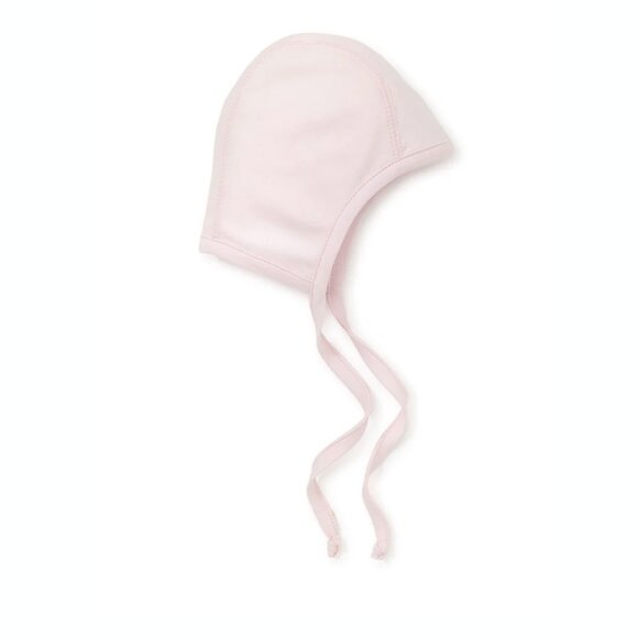 Kissy Kissy Newborn Pima Cotton Basic Hat with Flaps in Pink - Picture 1 of 4
